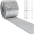 Tandefio Gutter Guard 5 in x 60 ft Aluminum Mesh - DIY Leaf Protection