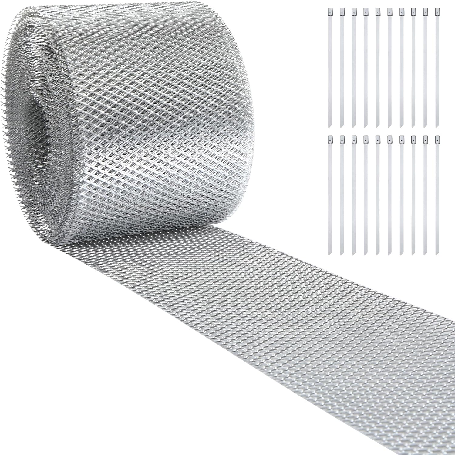 Tandefio Gutter Guard 5 Inch x 60 Feet for Leaf Protection