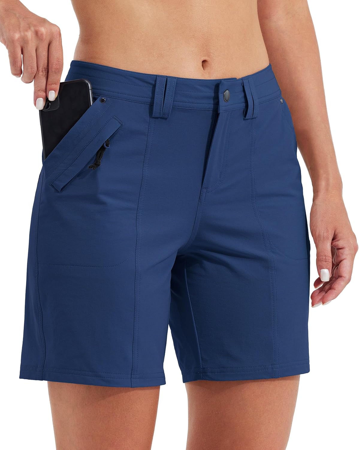 Willit Women's Golf Hiking Shorts 7in Quick Dry Athletic Shorts