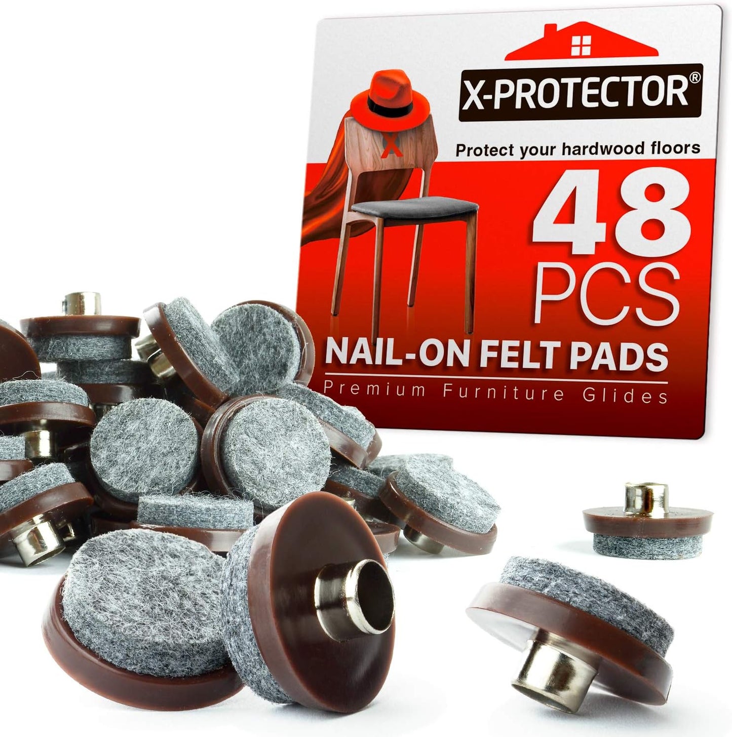 X-Protector 1 Chair Felts - Floor Protectors