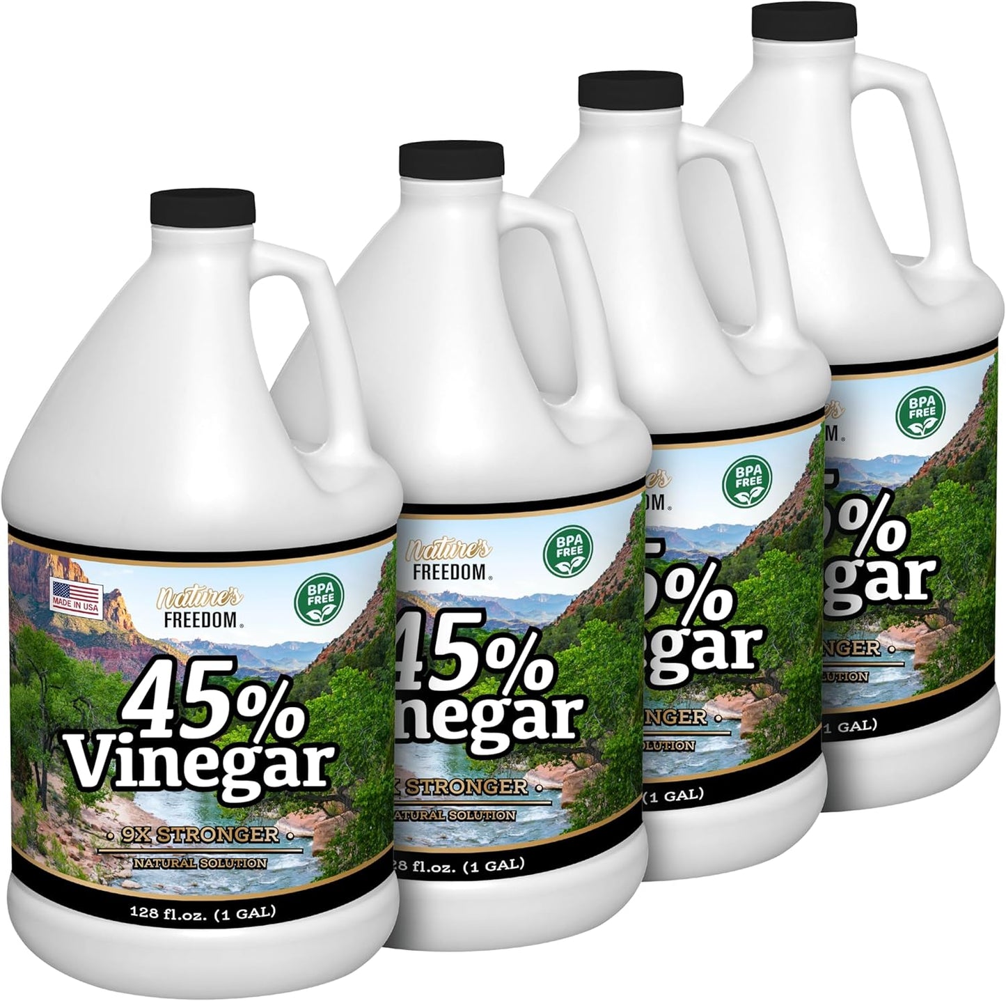 Nature's Freedom 45% Concentrated Vinegar - 4 Gallons
