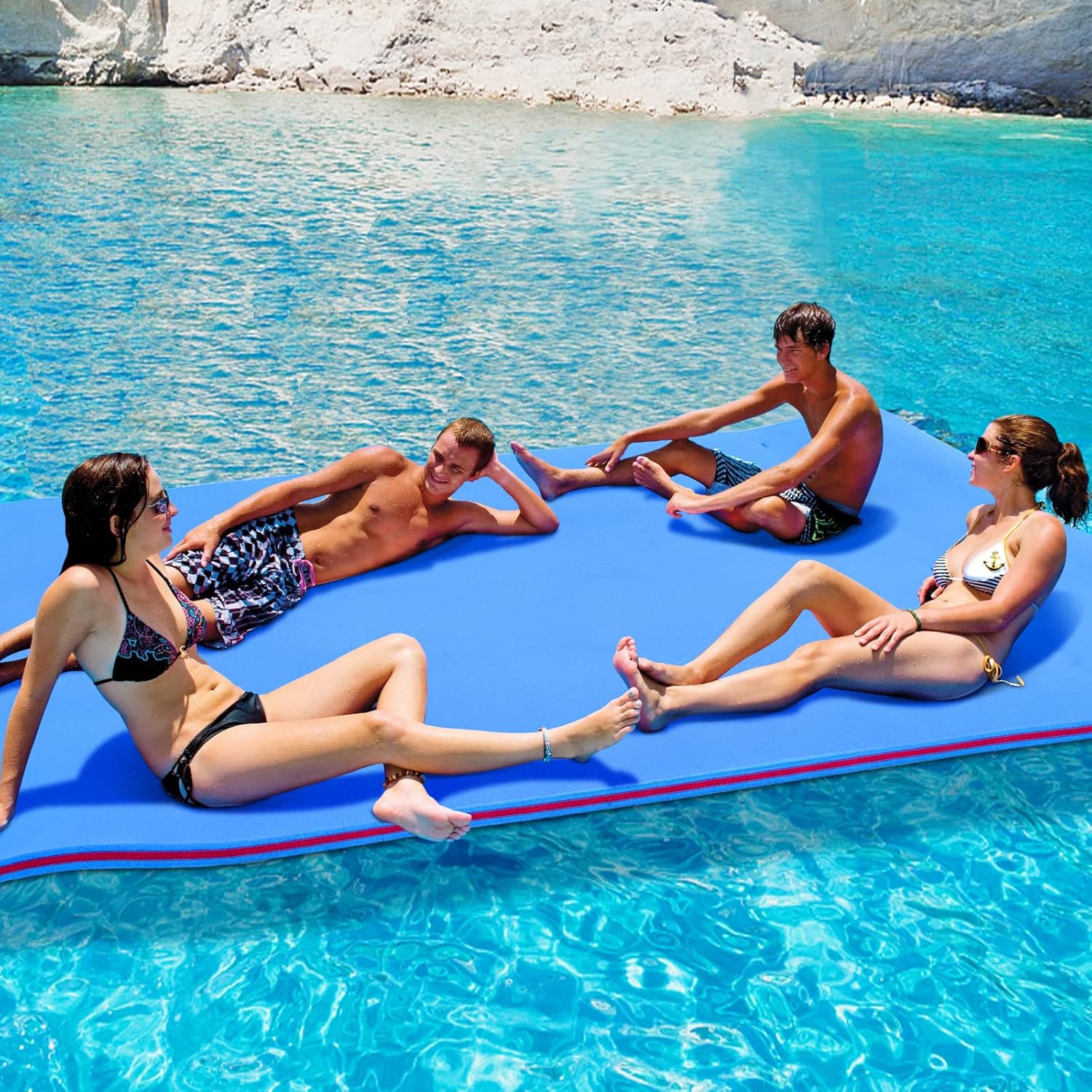 Floating Mat for Lake, Pool, Ocean - 12 Ft Lily Pad Water Mat