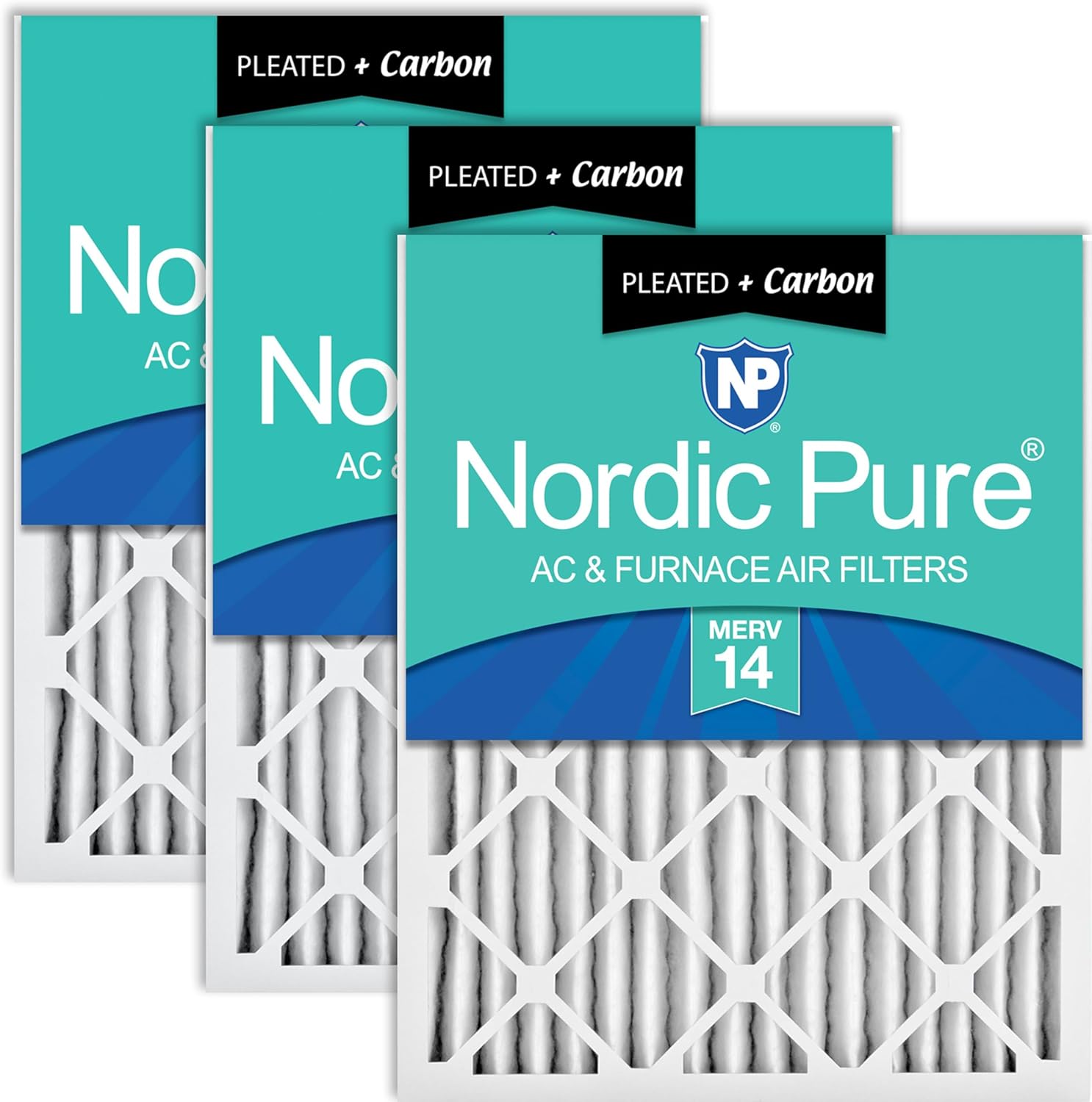 Nordic Pure 16x20x2 Pleated Air Filters with MERV 14 Rating