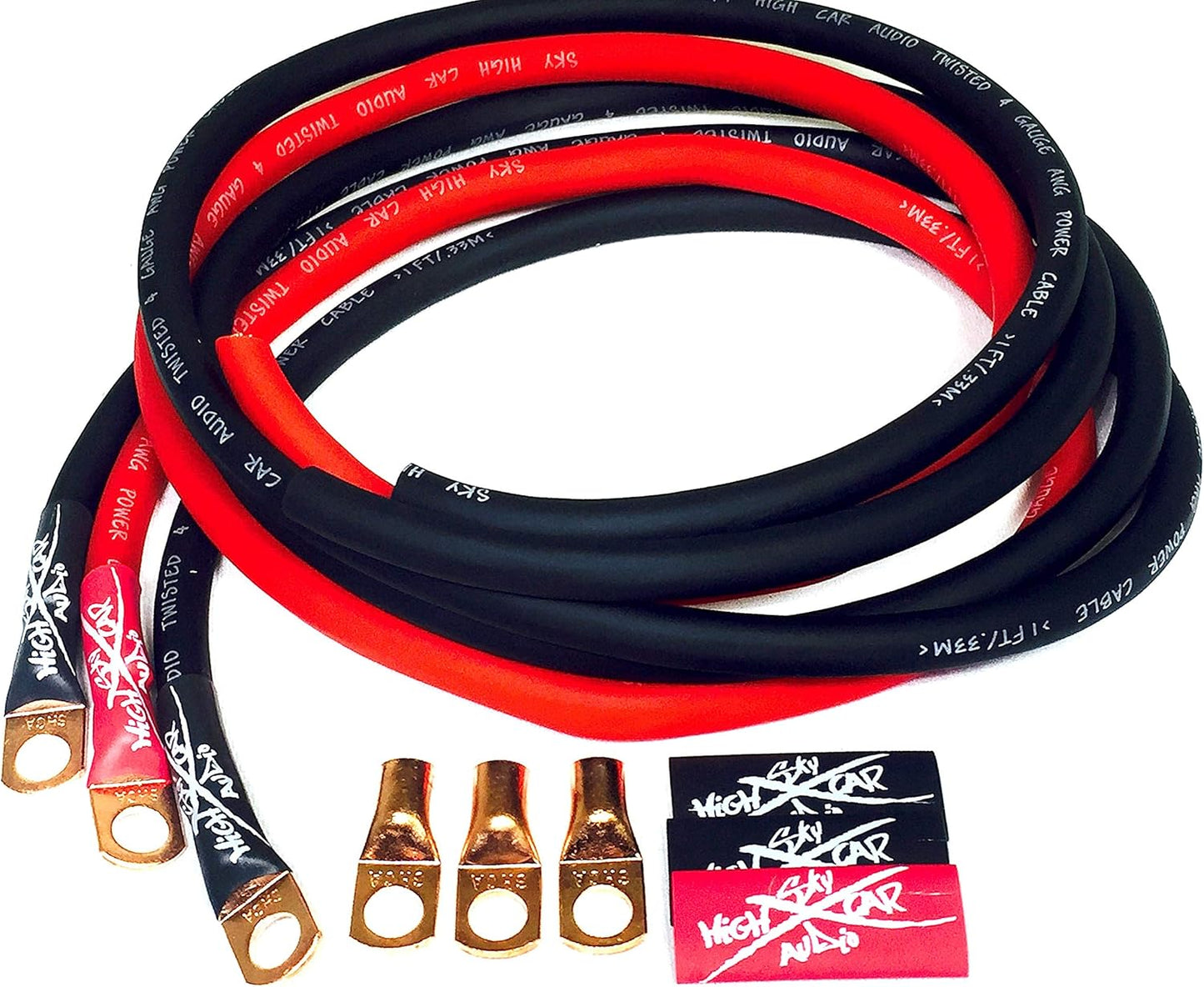 Sky High Oversized 4 Gauge OFC Big 3 Upgrade Wiring Kit Review