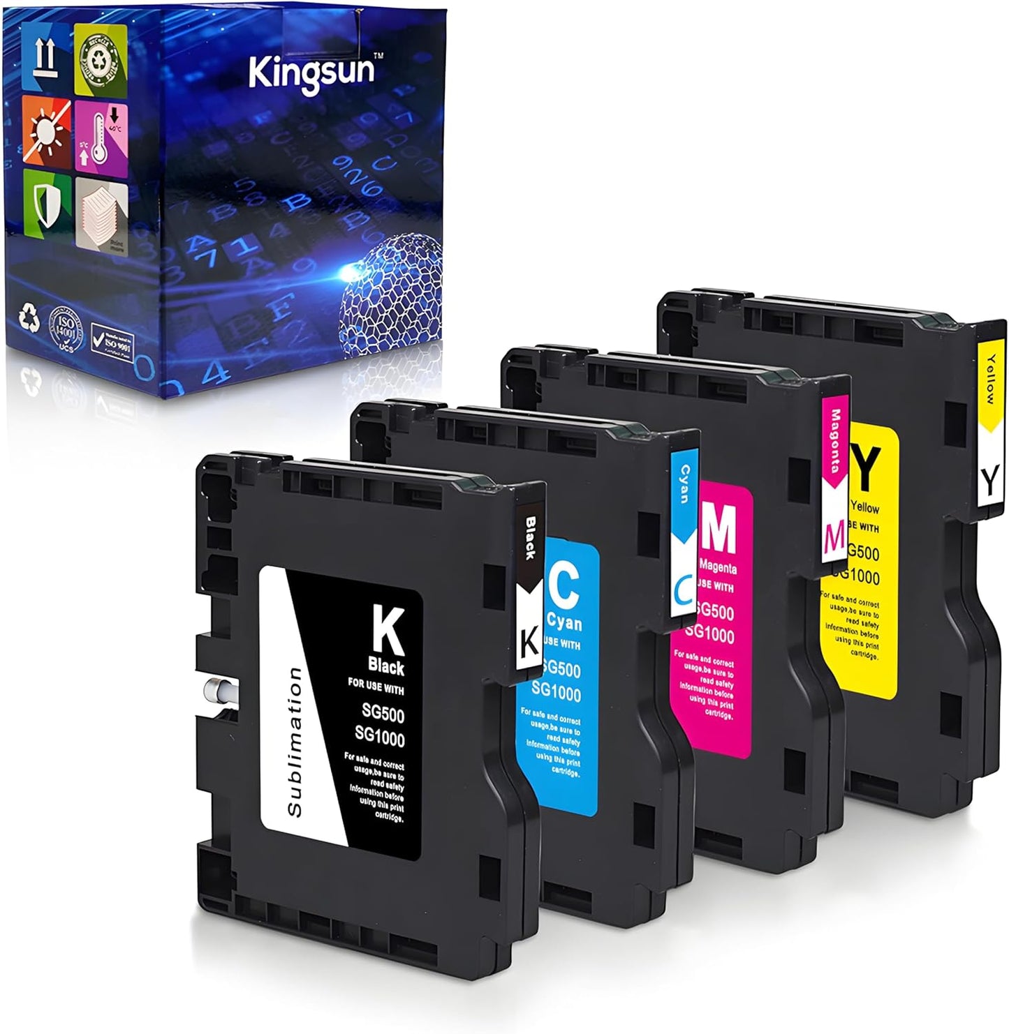 SG500 SG1000 Sublimation Ink Cartridge with Upgraded Chip