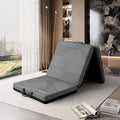 Tri Folding Mattress Single Size Memory Foam - Portable 4in Tri-Fold