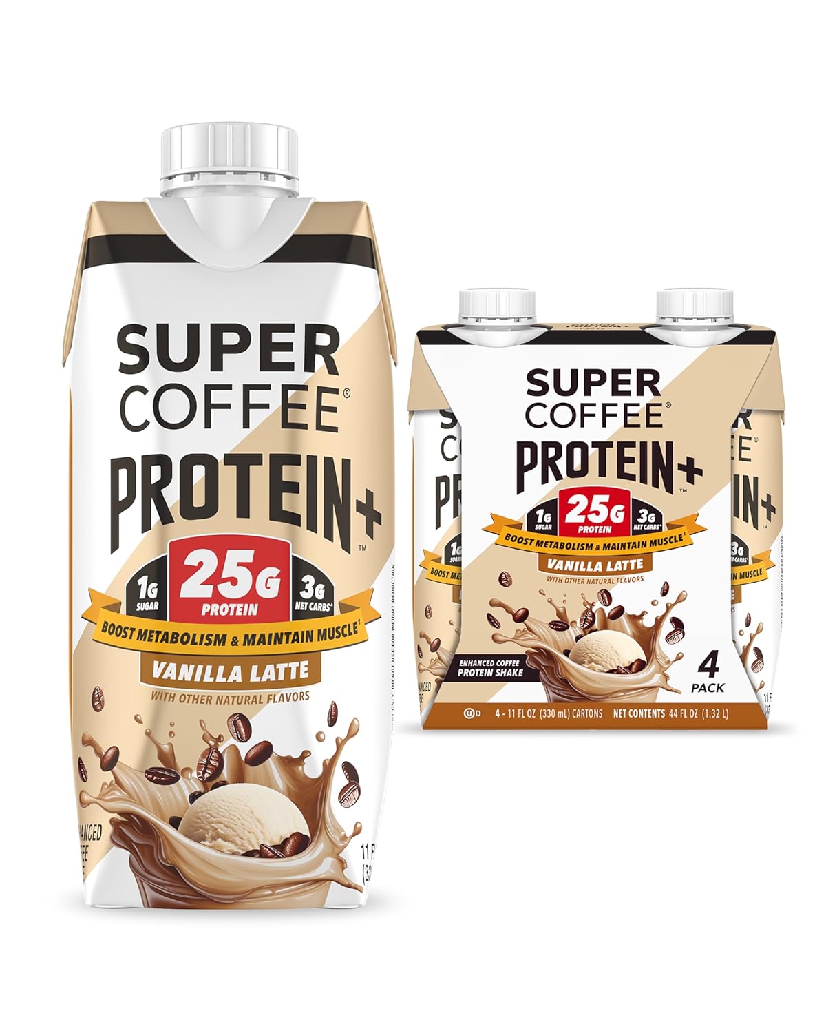 SUPER COFFEE Protein+ Keto Protein Coffee for Healthy Living