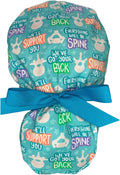 Ponytail Scrub Cap - Adjustable, Durable Work Cap Louis