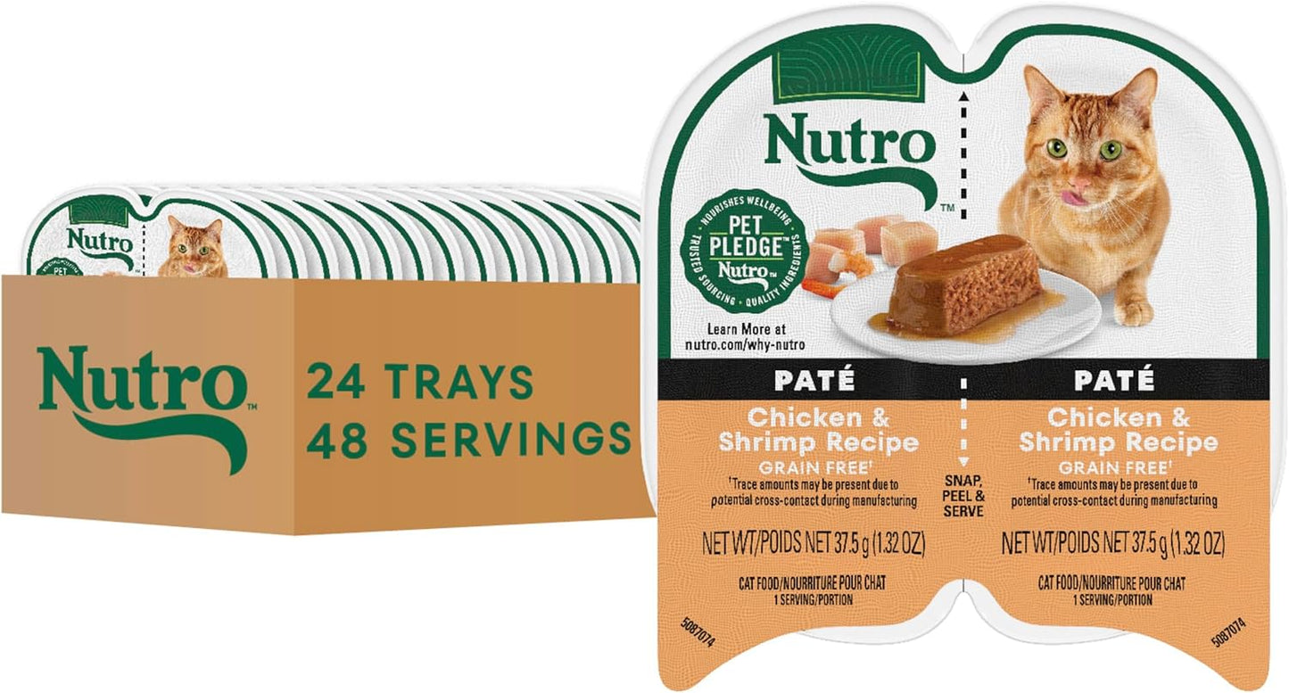 Nutro Perfect Portions Wet Cat Food Pate Chicken & Shrimp Recipe