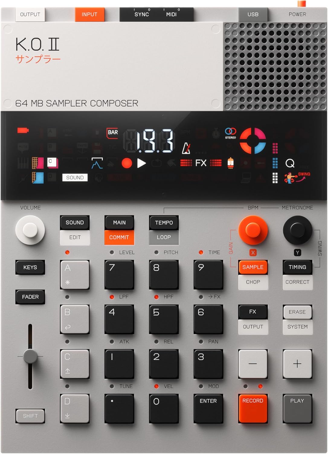 Teenage Engineering EP133 K.O. II Sampler and Drum Machine