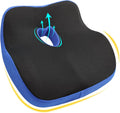 Large Ergonomic Car Seat Cushion for Short Drivers - Boost & Relieve