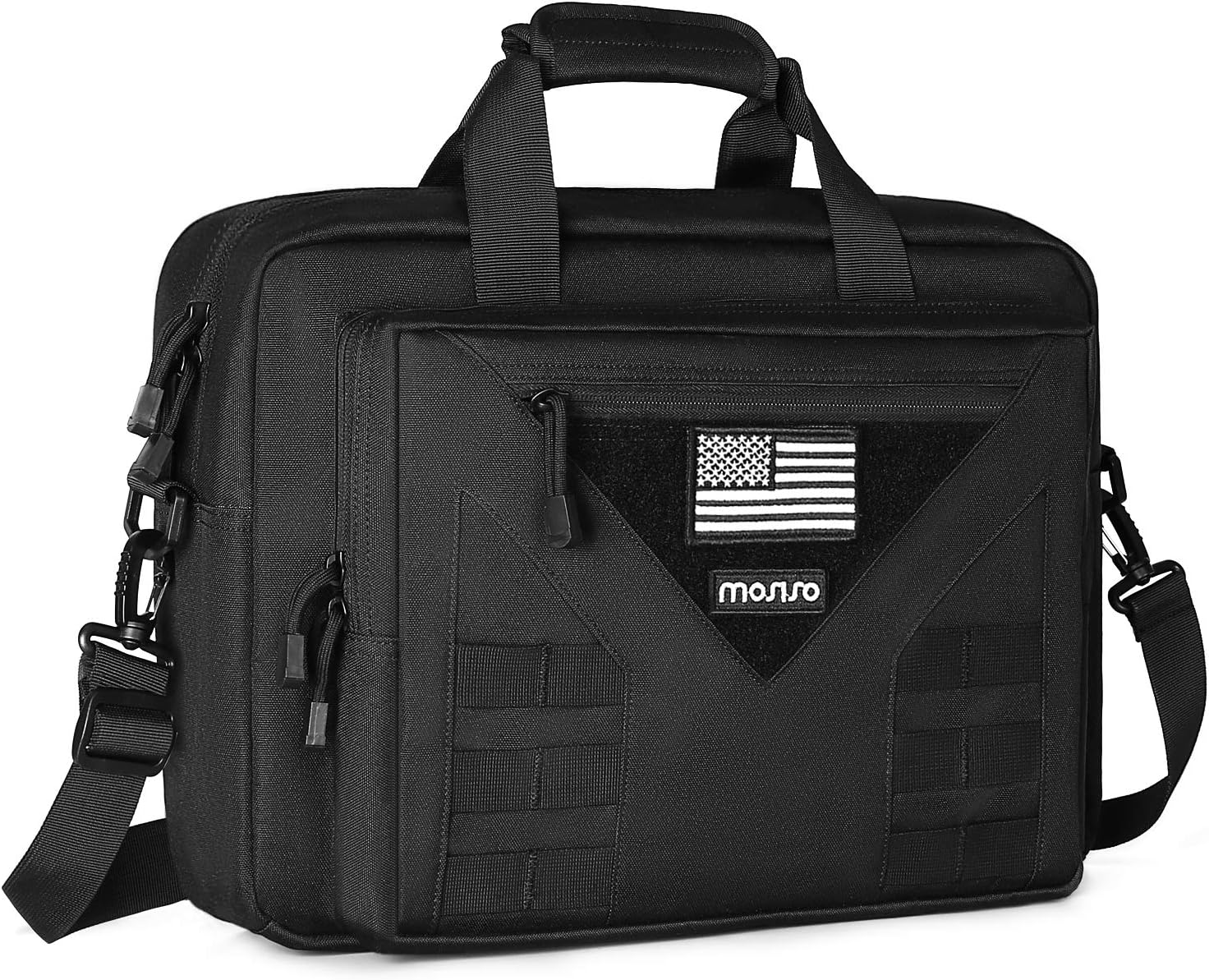 MOSISO Tactical Laptop Messenger Shoulder Bag for 15-16 in Devices