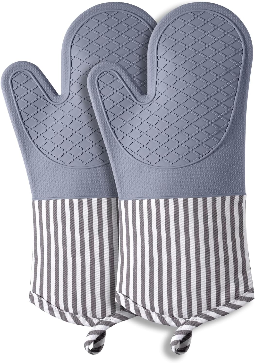 Heat Resistant Silicone Baking Gloves - Nordic Grey
