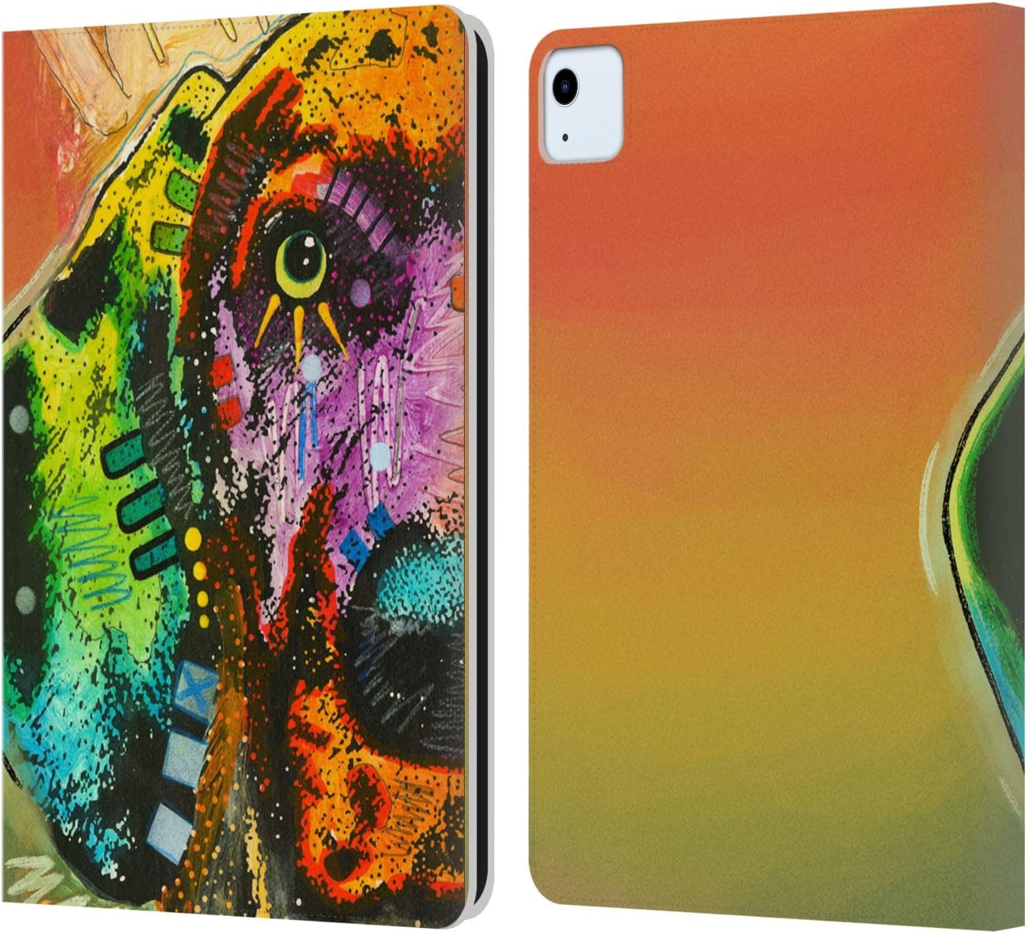 Dean Russo Lab Dogs Leather Wallet Case for iPad Air 11 2020/2022