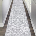 Hallway Runner Rug 2x8 Washable Non Slip - Soft Boho Vintage