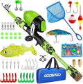 Kids Fishing Pole Pink Telescopic Rod and Reel Combo Kit - Best