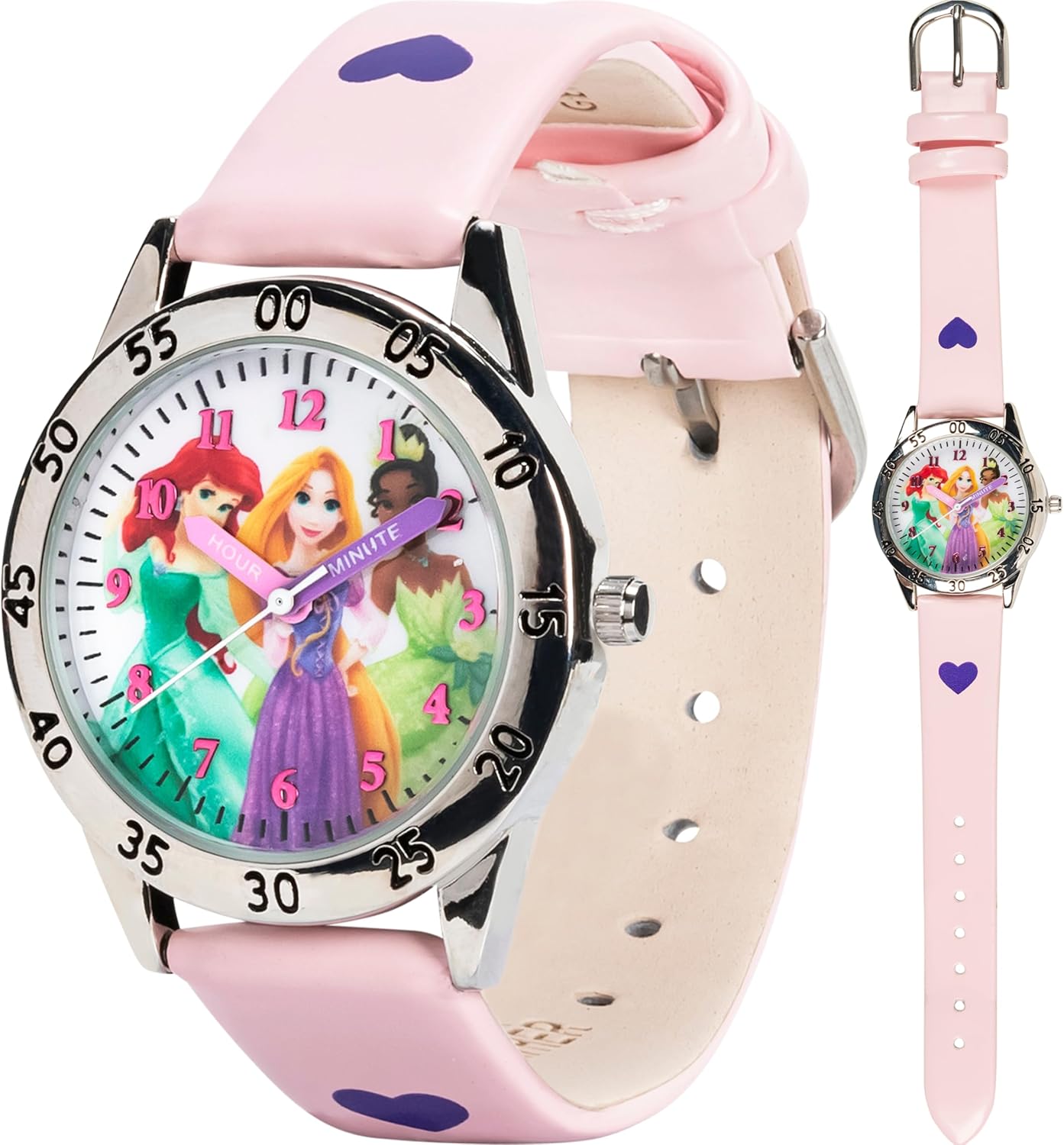 Disney Princess Time Teacher Watch - Easy Analog Learning