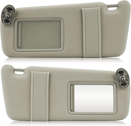 Left & Right Sun Visor for 2007-2011 Toyota Camry Beige