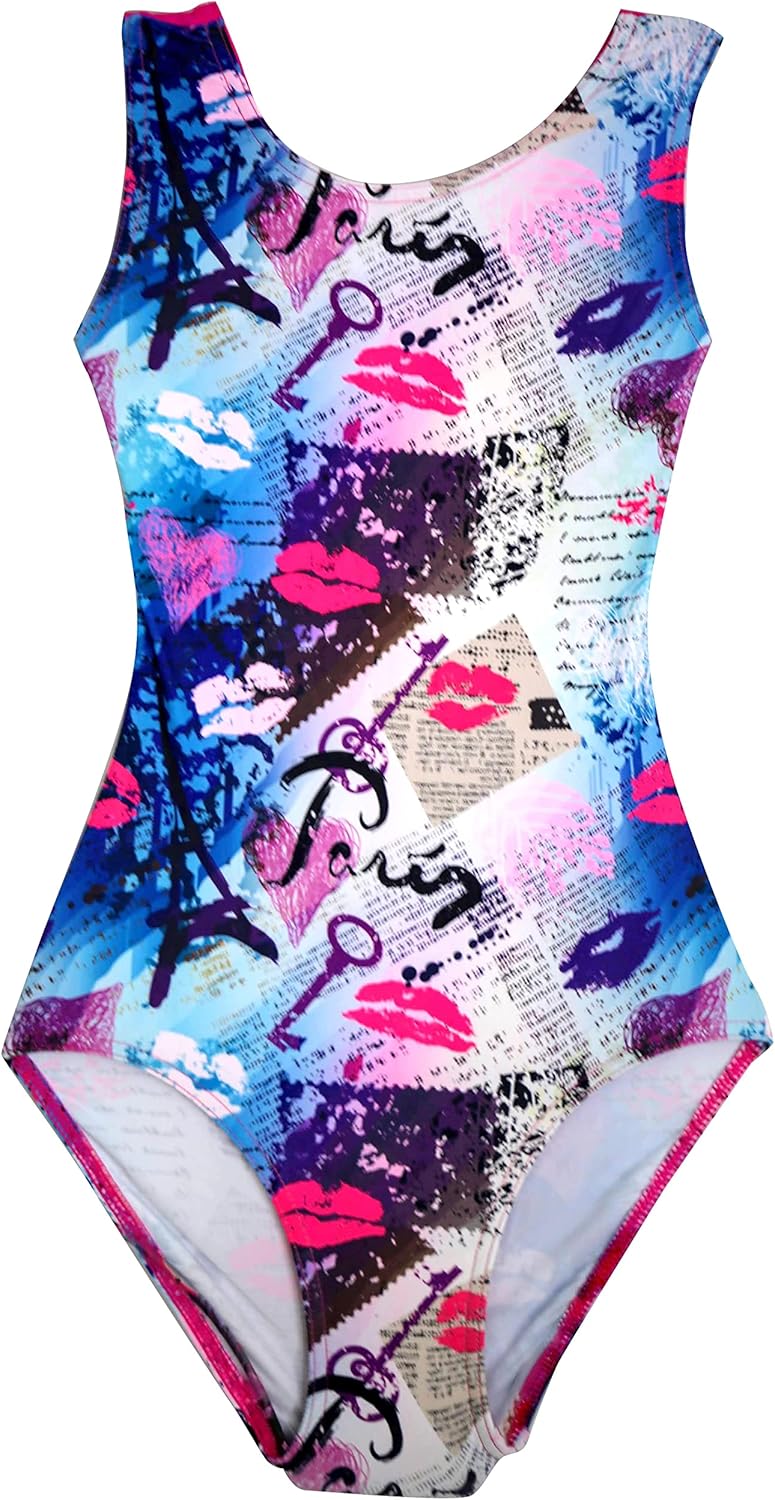 Stylish Gymnastics Leotards for Girls and Women, Sizes 3T-16