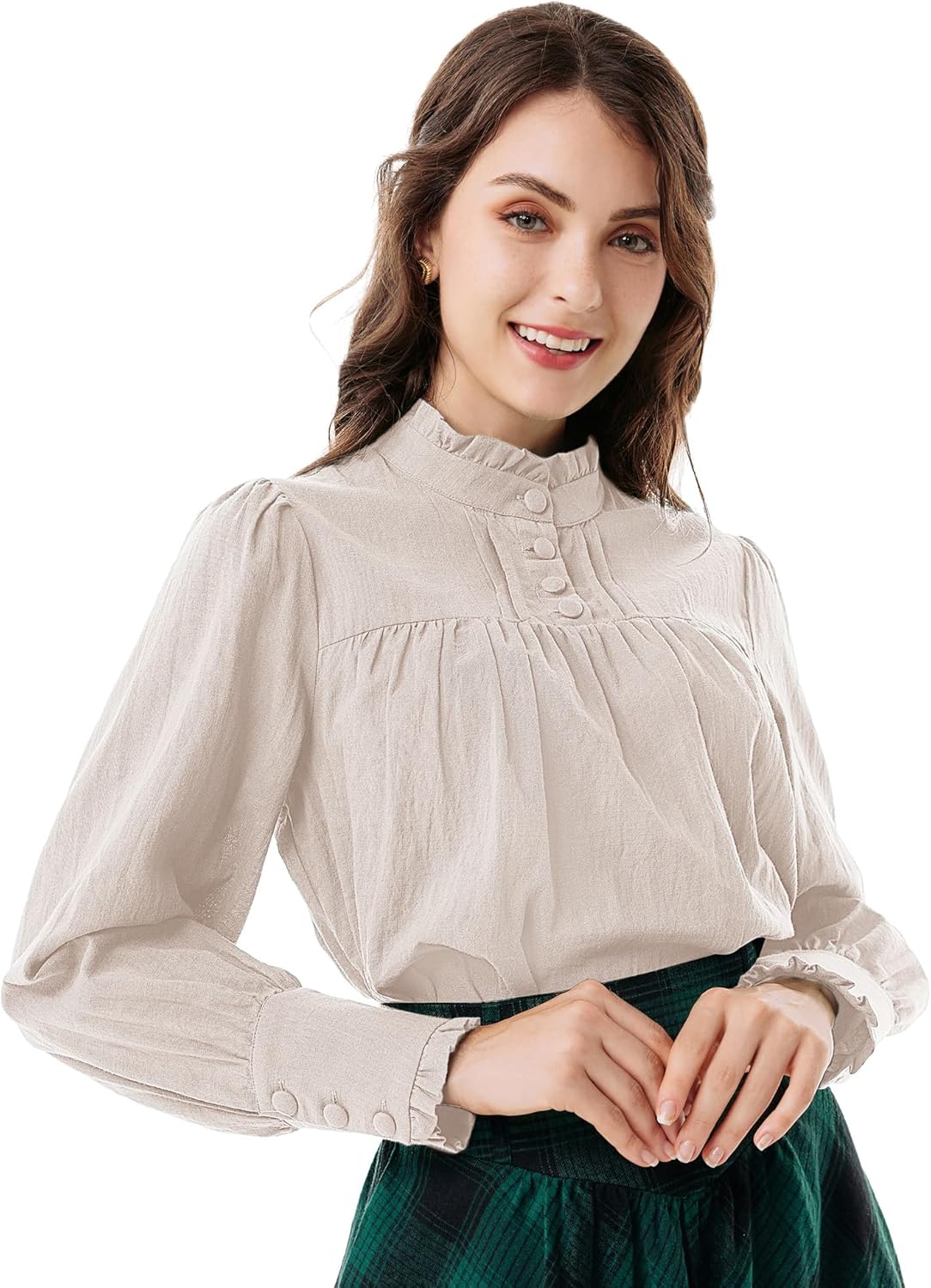 Victorian Blouse for Women by Scarlet Darkness - Classic Style
