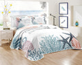 Coastal Bedding King Size 2 Shams Nautical Comforter Set - Lightweight