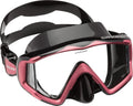 Cressi Perfect View Panoramic 3-Window Dive Mask - Wide View Comfort