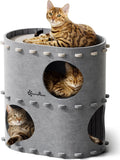 DownyPaws Cat House 2-Storey Foldable Condo - Multi-Cat Haven