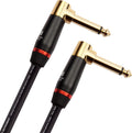 Monster Prolink Bass Guitar Cable 8in Right Angle to Right Angle