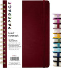 PAPERAGE Lined Spiral Journal Notebook (Burgundy) - Durable Hardcover