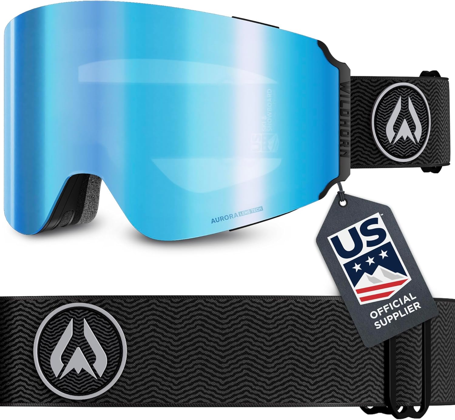 Wildhorn Roca Magnetic Ski Goggles - Anti-Fog for Clear Vision