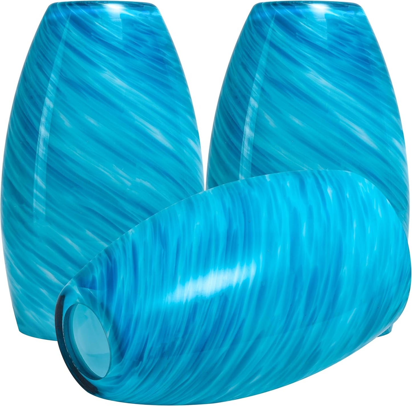 GO&SO Ocean-Blue Gradient Pendant Lights for Kitchen Island