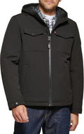 Levi's mens Soft Shell Two Pocket Hooded Trucker Jacket - Weather