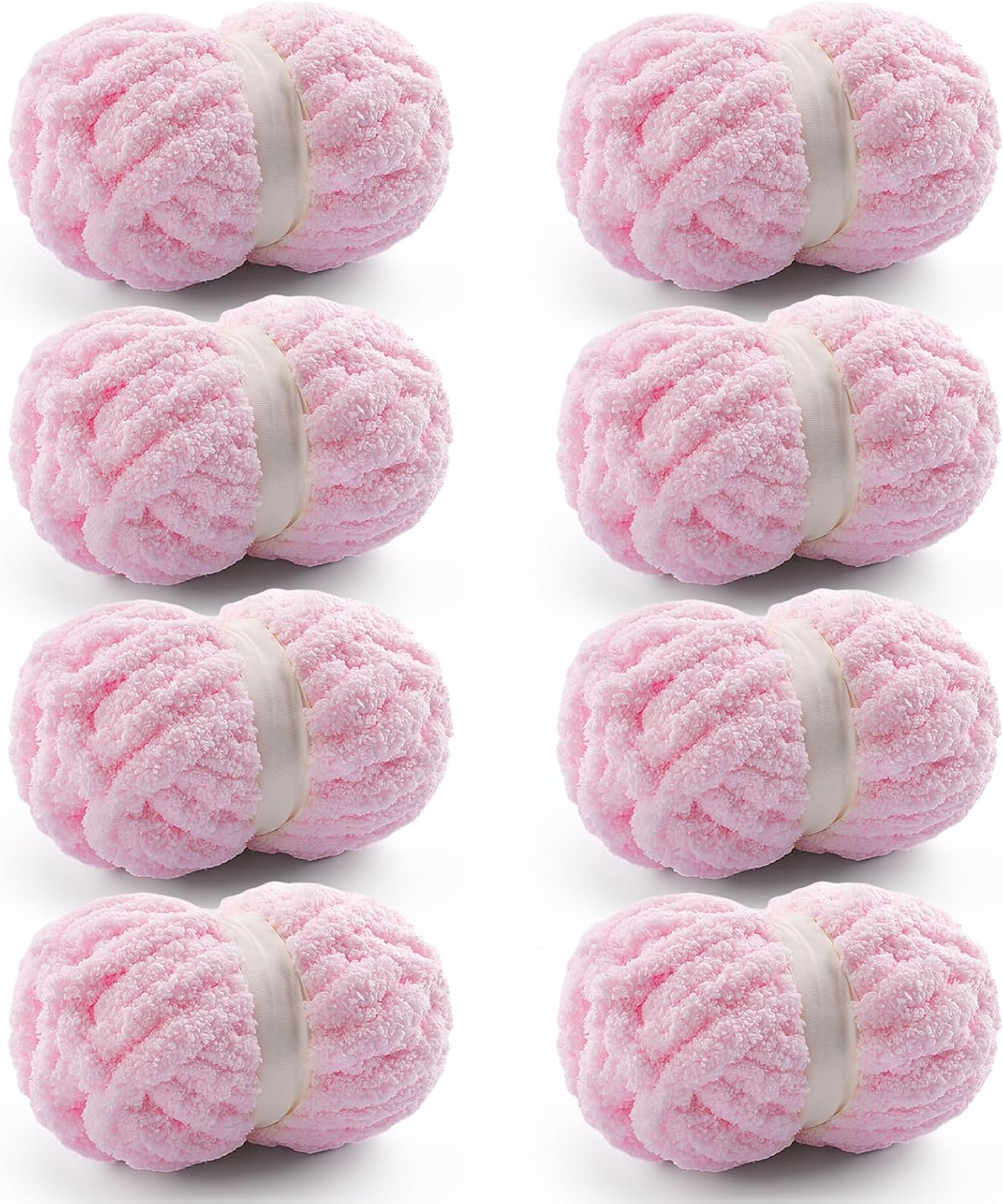 8 Pcs Chunky Yarn for Hand Knitting - Soft and Versatile