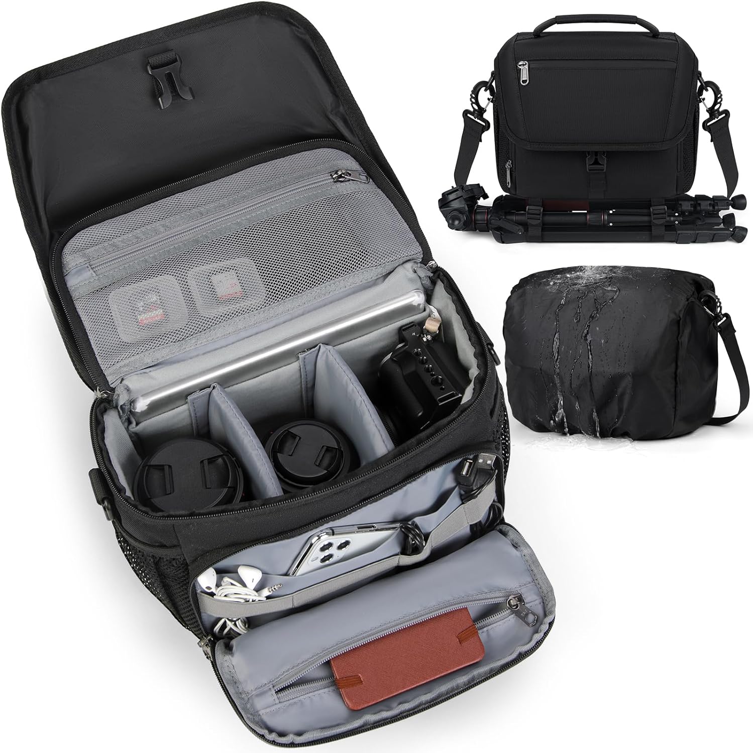 Waterproof Camera Sling Bag for Photographers