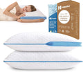 Queen Size Adjustable Side Sleeper Pillow Set of 2 - Extra Fill