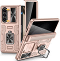 VEGO Z Fold 5 Case with Privacy Screen Protector - Rugged Kickstand