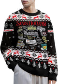 Funny Ugly Christmas Sweater for Men and Women, Holiday Pullover