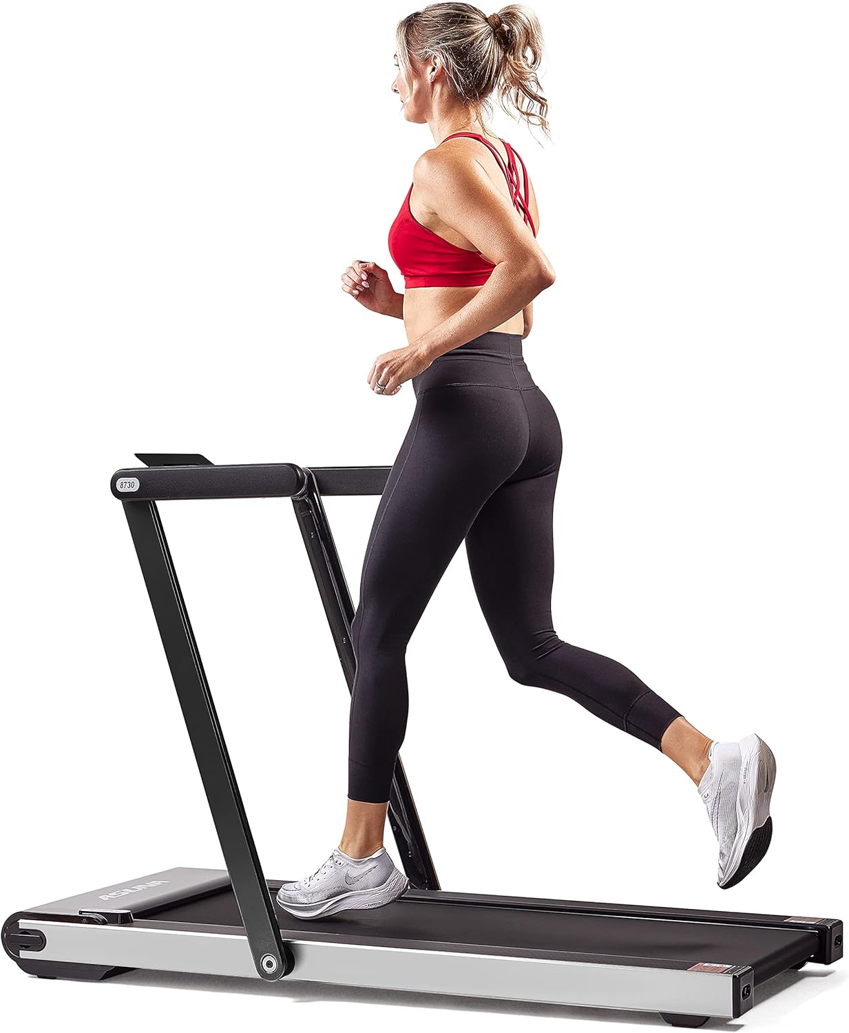 Compact Foldable Treadmill: Fully Assembled, Non-Slip Running, 2.5HP Motor