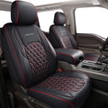 Huidasource Wrangler JL Seat Covers 4 Door Full Set - Black&Red