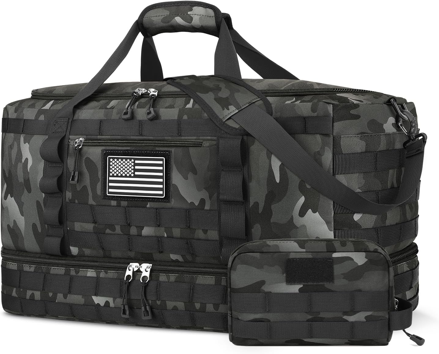 ETRONIK Travel Bag for Men Women - Tactical Duffle for Gym