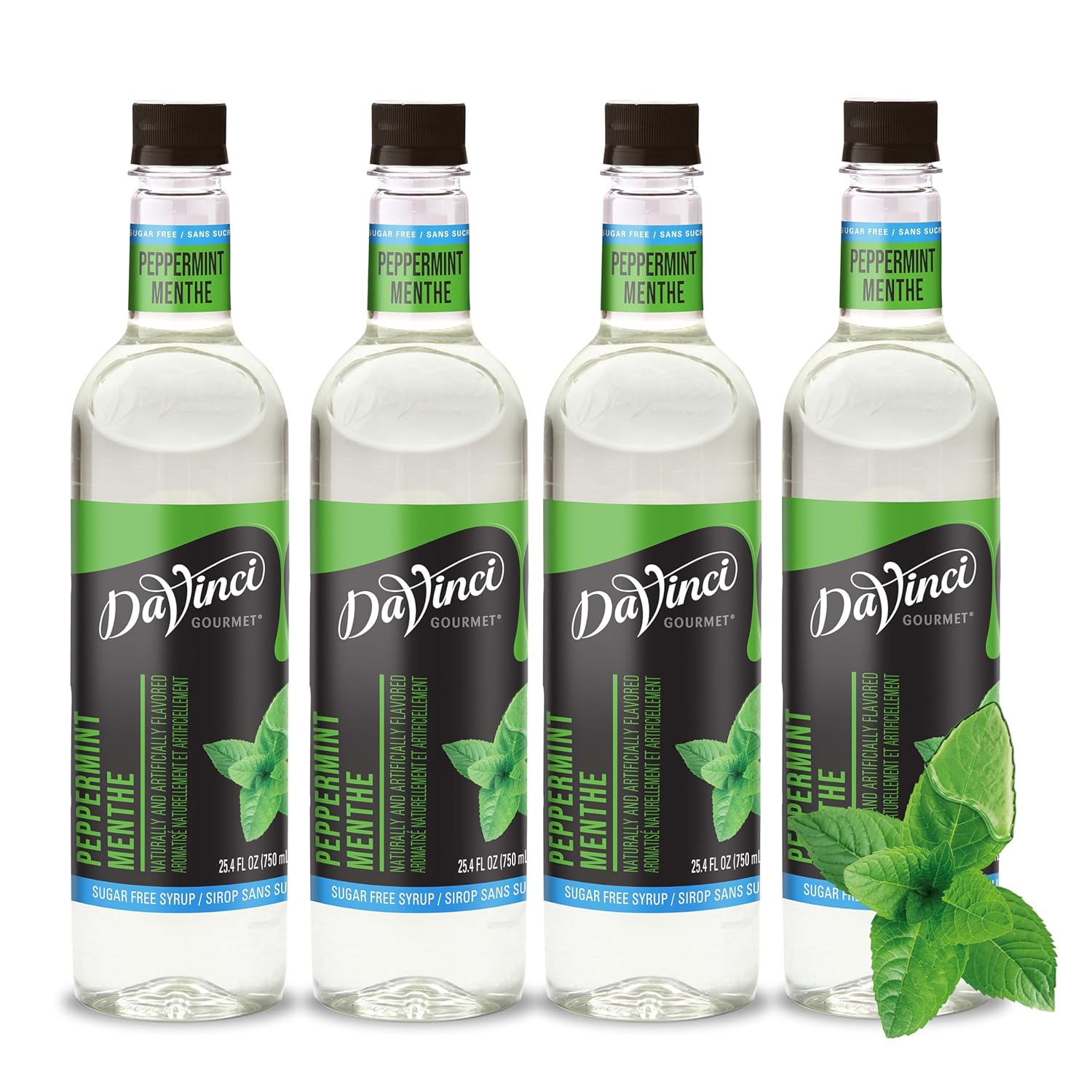 DaVinci Gourmet Sugar-Free Peppermint Syrup for Drinks