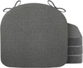Chair Cushions for Dining Chair Seat Set of 4 - Memory Foam Comfort