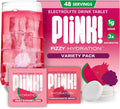 Plink! Fizzy Electrolyte Drink Tablets - 48ct Variety Pack for Daily