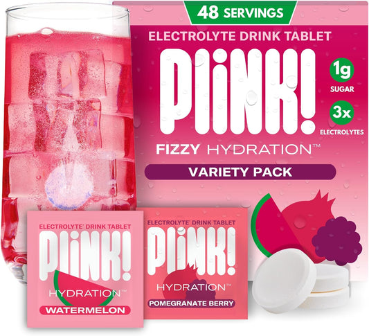 Plink! Fizzy Electrolyte Drink Tablets for Daily Hydration