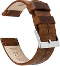 Top Grain Leather Watch Band 20mm Quick Release - Comfortable Fit