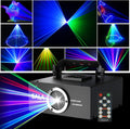 DJ Laser Light for Party with 3D Animation Loop - Vivid RGB Effects