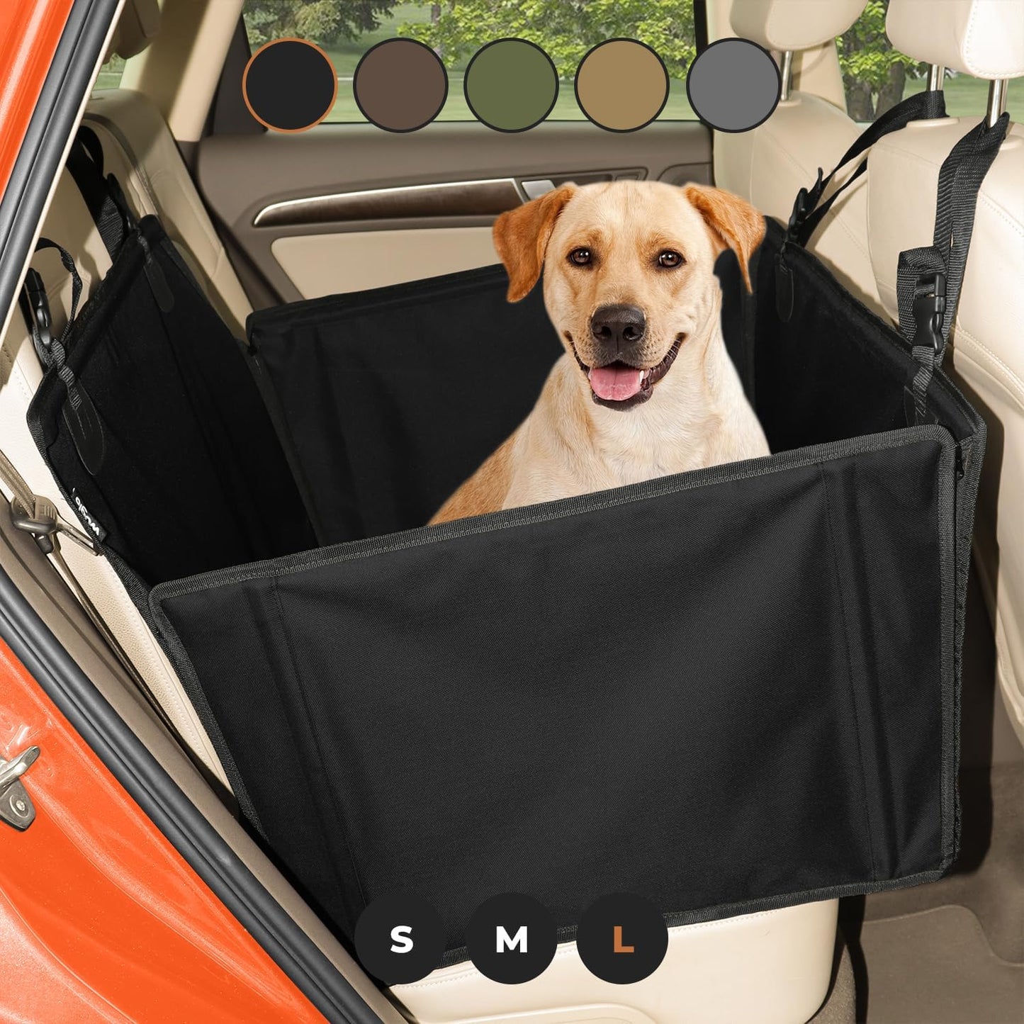 Stable Wuglo L Dog Car Seat - Robust & Waterproof