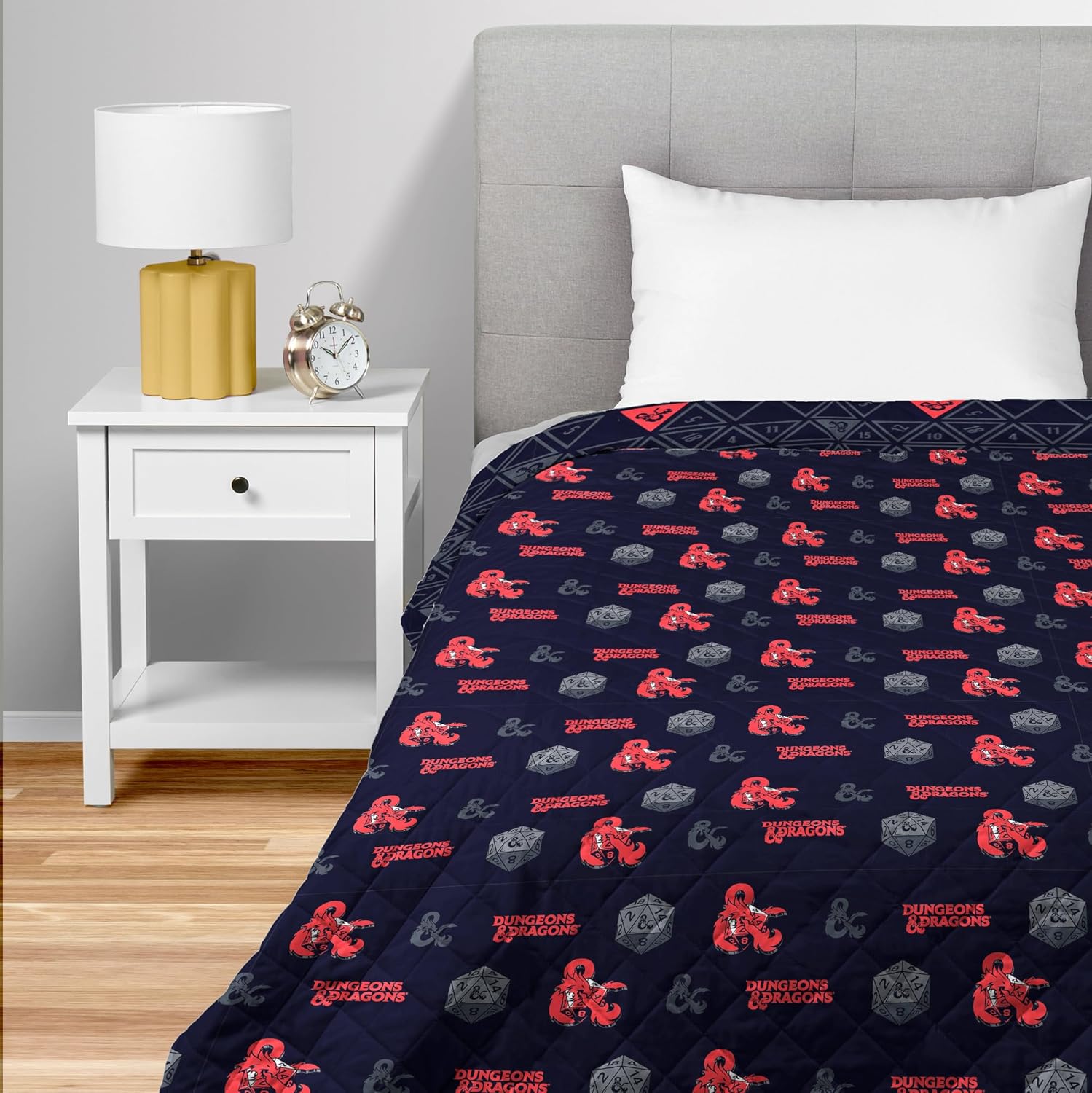 Dungeons & Dragons Quilted Blanket for Cozy Comfort