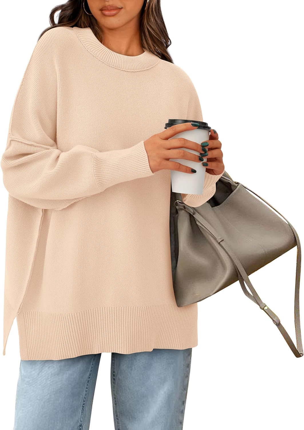 PRETTYGARDEN Women's Oversized Sweater for Cozy Fall Fashion