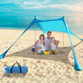 Beach Tent Sun Shelter 9.8 x 6.5 ft - UPF50+ Portable Beach Canopy